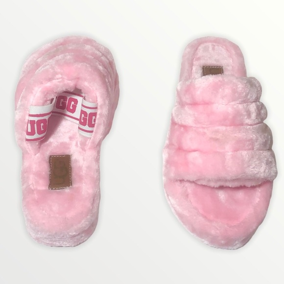 ✨INSPIRED FLUFF YEAH SLIPPERS 10 LIGHT PINK (41) - Picture 4 of 6